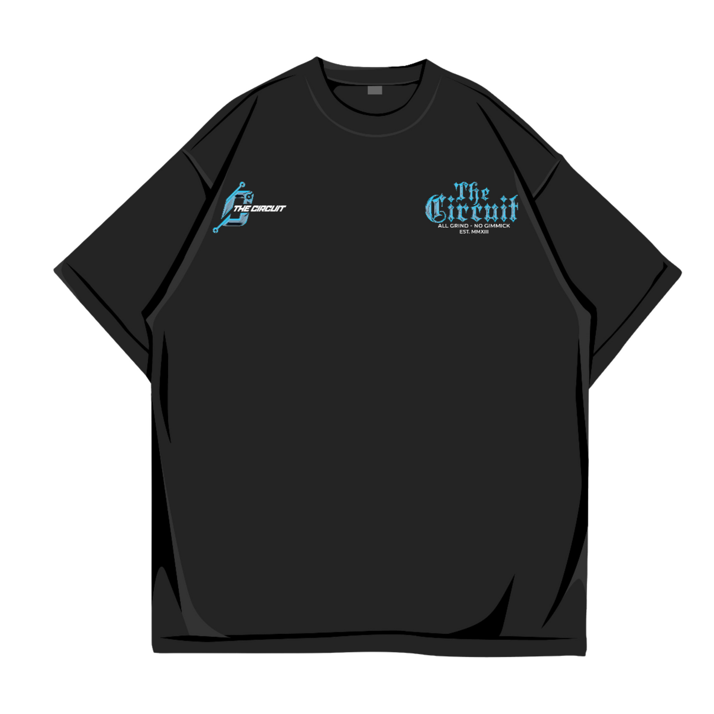 The Circuit No Gimmick Tee (Metallic Blue)