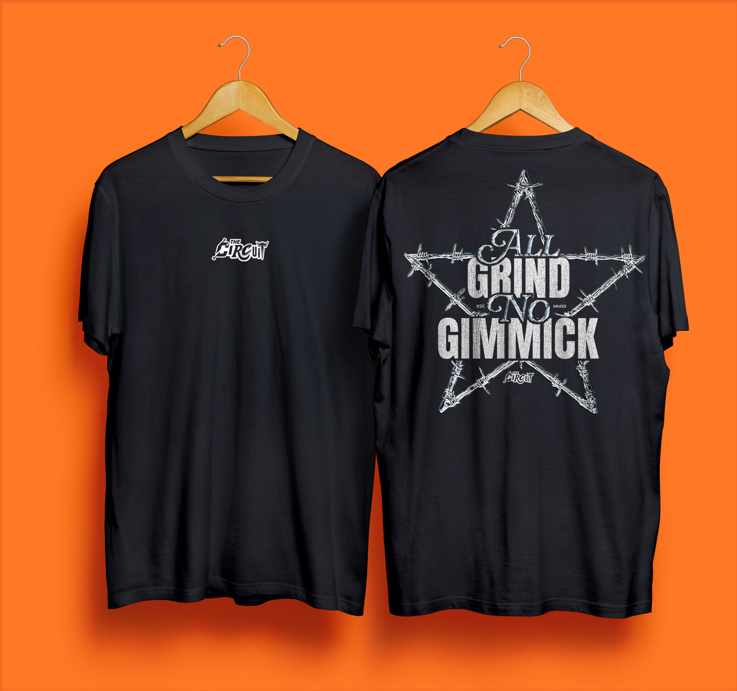 The Circuit No Gimmick Tee (Metallic Silver)