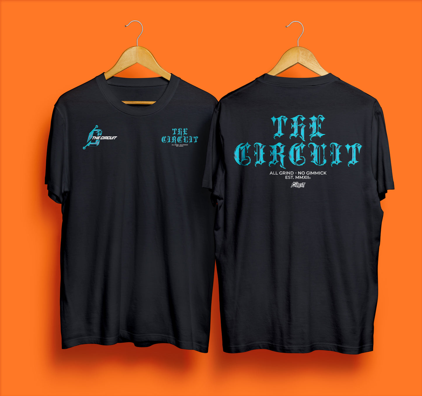 The Circuit No Gimmick Tee (Metallic Blue)